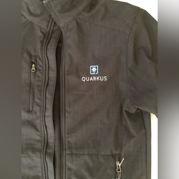 Red Hat Eddie Bauer Men’s Shaded Crosshatch Soft Shell Black Jacket - Picture 16 of 16